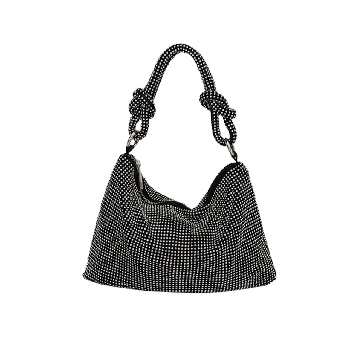 BLACK CRYSTAL BAG