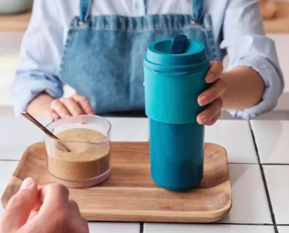 Miniatura: Copo de Transporte Reutilizável de 490mL