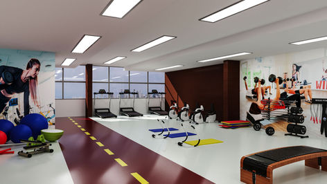 Academia, gym, fitness, workout, musculação, 3d rendering, 3d, corona renderer, 3d max, render realista, archviz