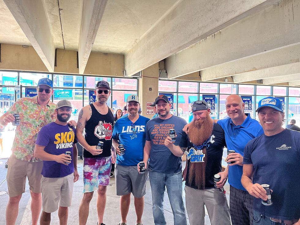 The old "Bachelor party in Detroit" cliche. 