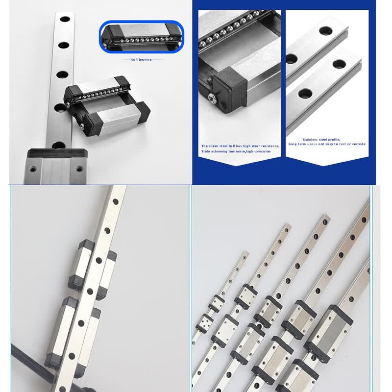 Thumbnail: HB-MGN7-H Micro Slide Blocks (Black/White)