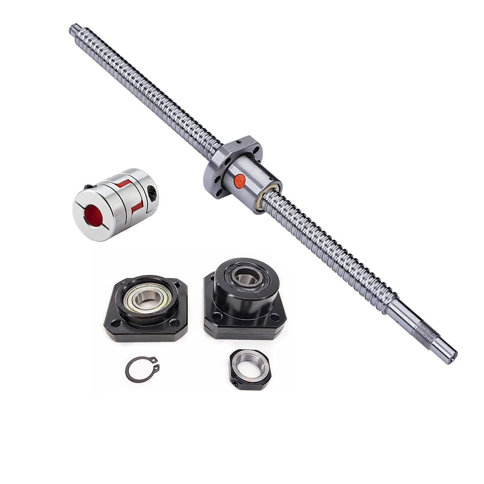 SFU2510 Ball Screw Ballscrew+Nut + FK/FF20 End Support + Coupler (200-1500mm) - Photo 1
