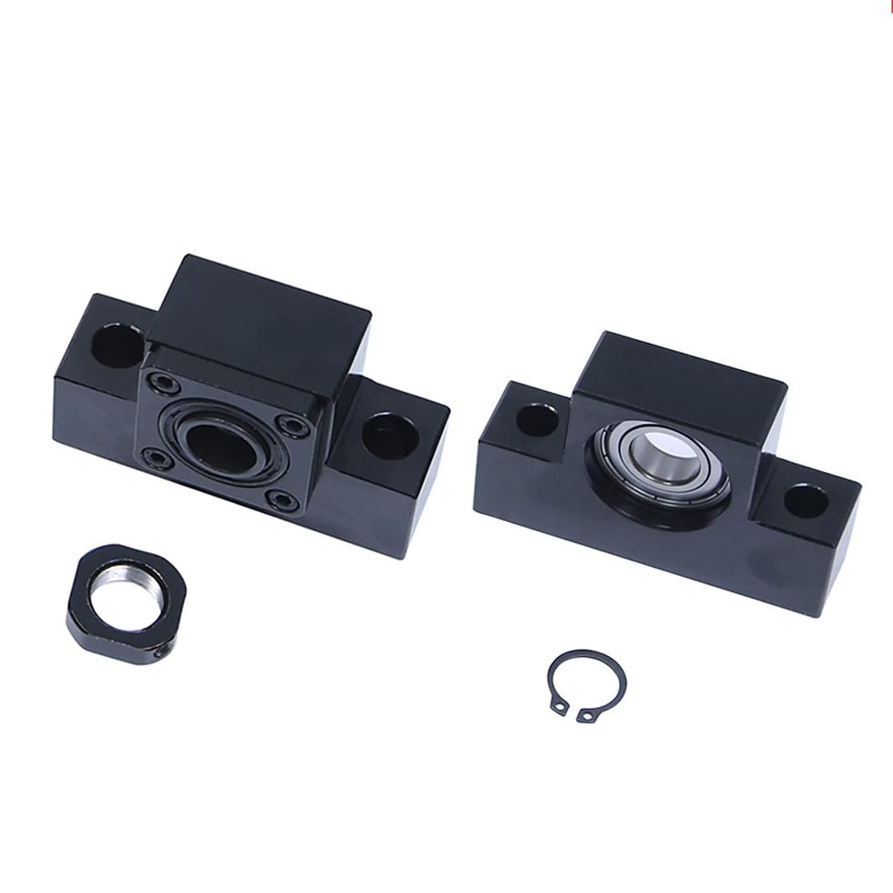 Thumbnail: SFU1605-EKEF Ball Screw 16mm Ballscrew+Nut + End Support + Coupler + Housing - Photo 3