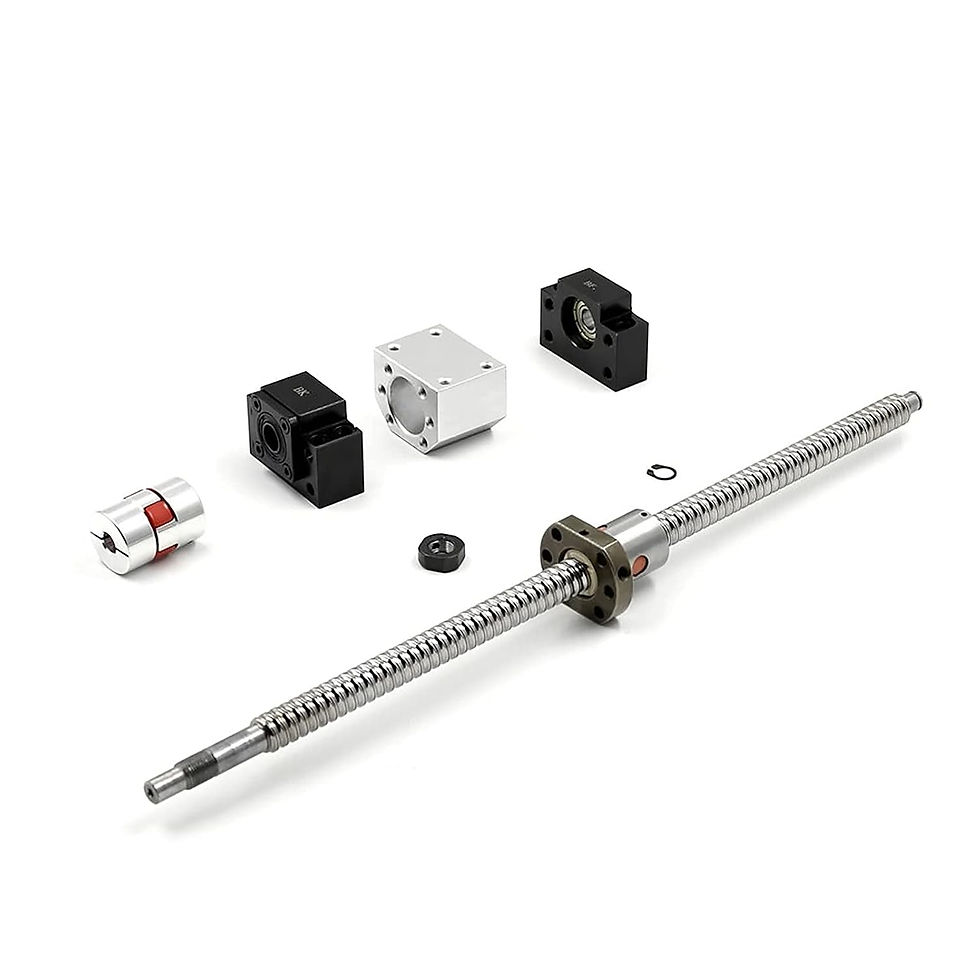 Thumbnail: SFU3205 Ball Screw 32mm Ballscrew+Nut + BK/BF25 End Support + Coupler + Housing - Photo 1