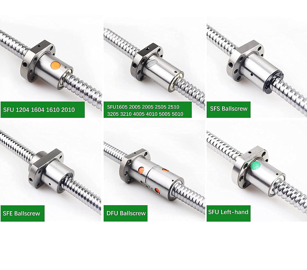 Thumbnail: SFU1604 Ball Screw 16mm Ballscrew+Nut + FK/FF12 End Support + Coupler - Photo 6