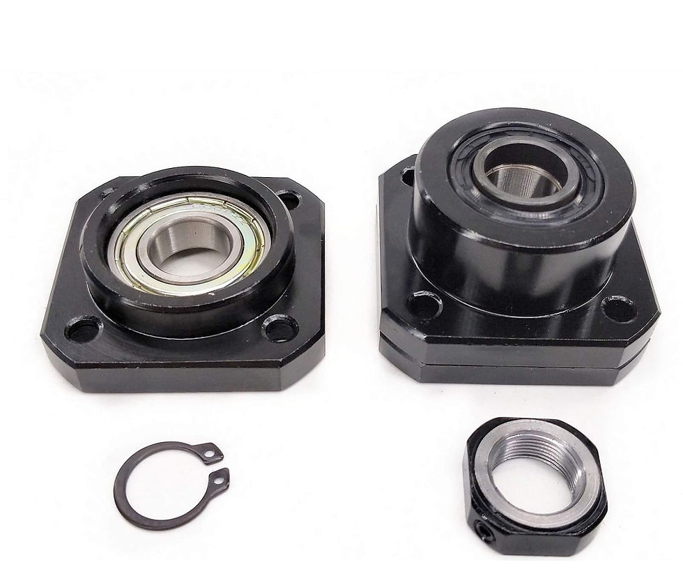 Thumbnail: SFU2010 Ball Screw 20mm Ballscrew+Nut + FK/FF15 End Support + Coupler + Housing - Photo 3