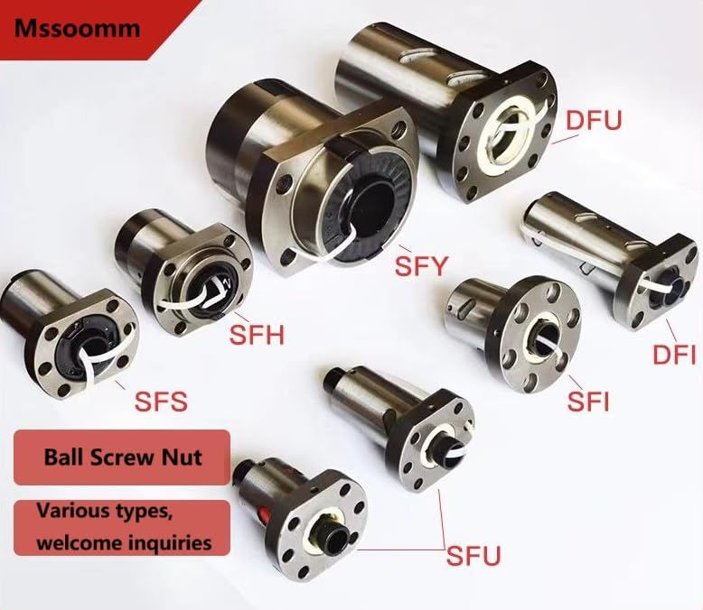 Thumbnail: SFU1610 Ball Screw C5 + Nut for CNC, 200-1500mm