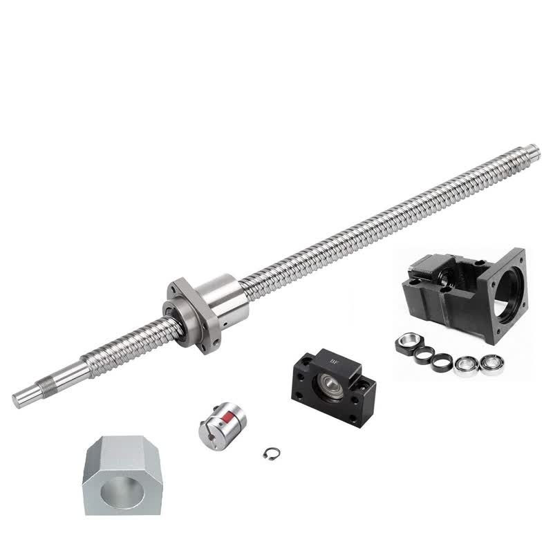 SFE2020 BallScrew 20mm Ballscrew+Nut + BK/BF15 End Supp...+ 80mm Mt (200-1500mm)