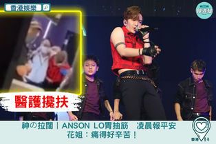 【香港娛樂】神の拉闊︱Anson Lo胃抽筋凌晨報平安　花姐：痛得好辛苦！