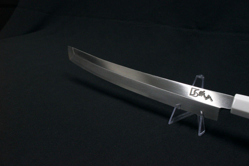 Thumbnail: Shiroyama Ginsan Kenkata Sakimaru Takohiki 270/300/330mm Left-Handed