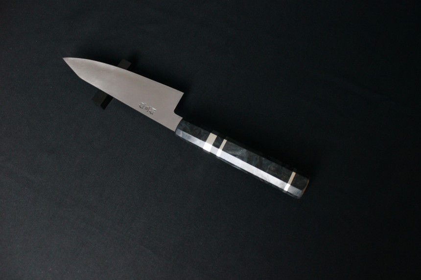 Thumbnail: Shiroyama Ginsan Steel Kiritsuke Deba 150mm Left-Handed