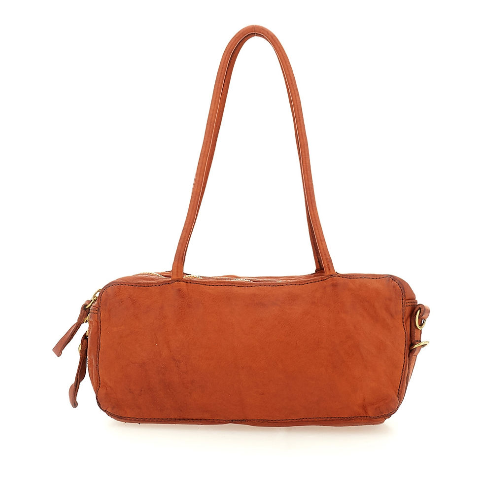 Campomaggi Bowling bag Simona Cognac Framsida