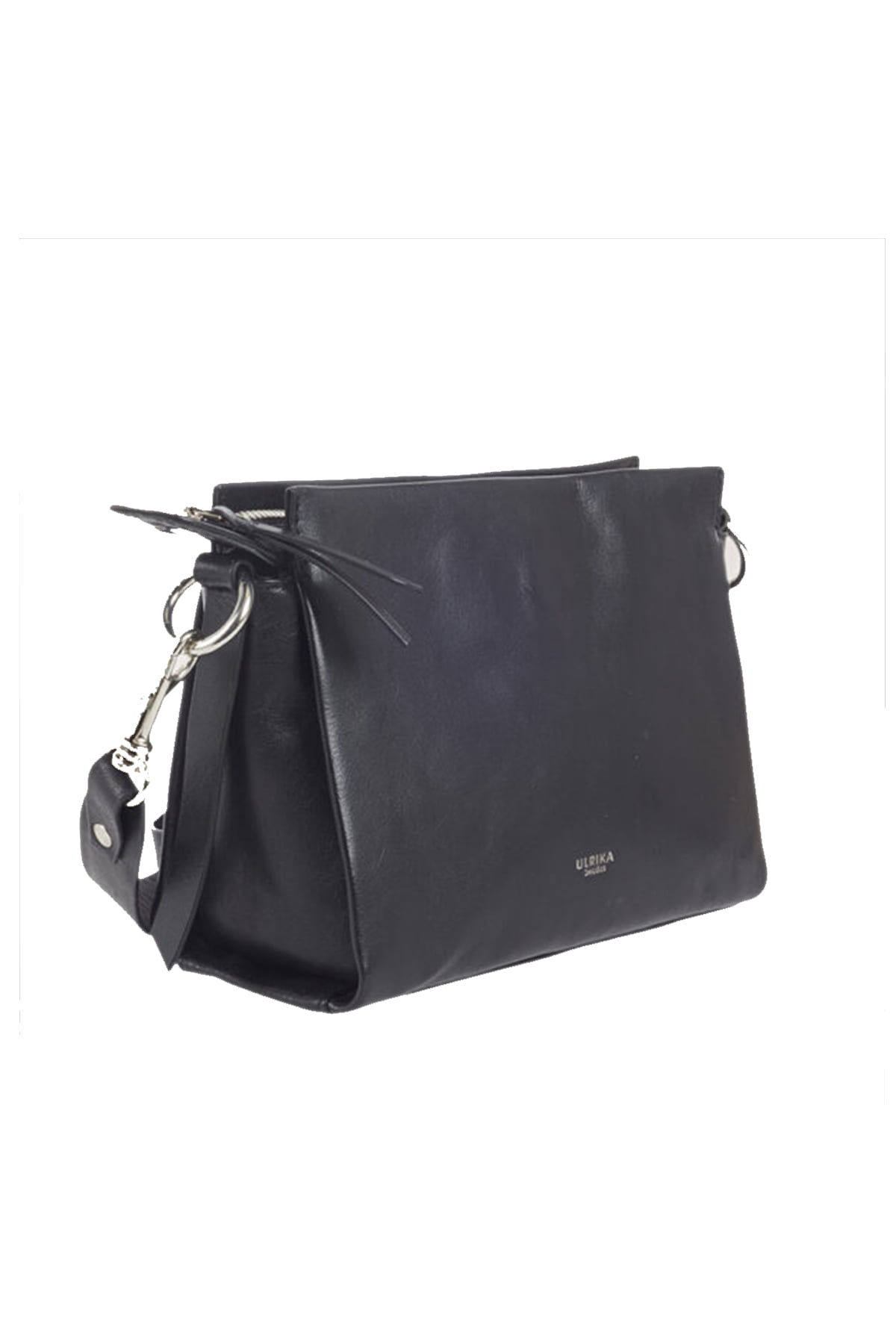 Ulrika Design Axelremsväska Svart framifrån sidled