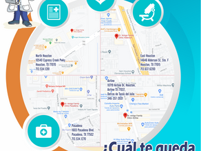 ¡ESCOJE LA CLINICA MAS CERCA DE TI! CLINICAS HISPANAS QUE TE ENTIENDEN TUS NECESICDADES.