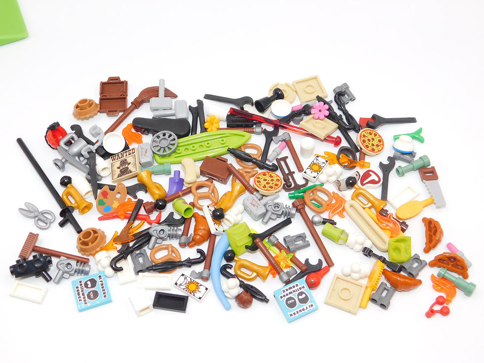 10 LEGO MiniFigures & 20 LEGO Accessories | TOYSradt