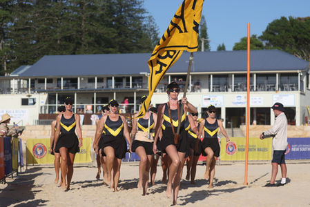 Ladies March Past Team at Country Titles