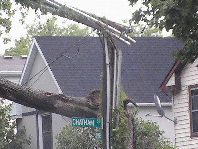 High Winds Knock out Power #1