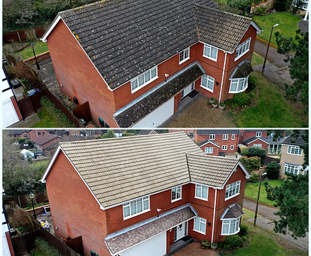 Roof cleaning and moss removal Suffolk Norfolk Essex