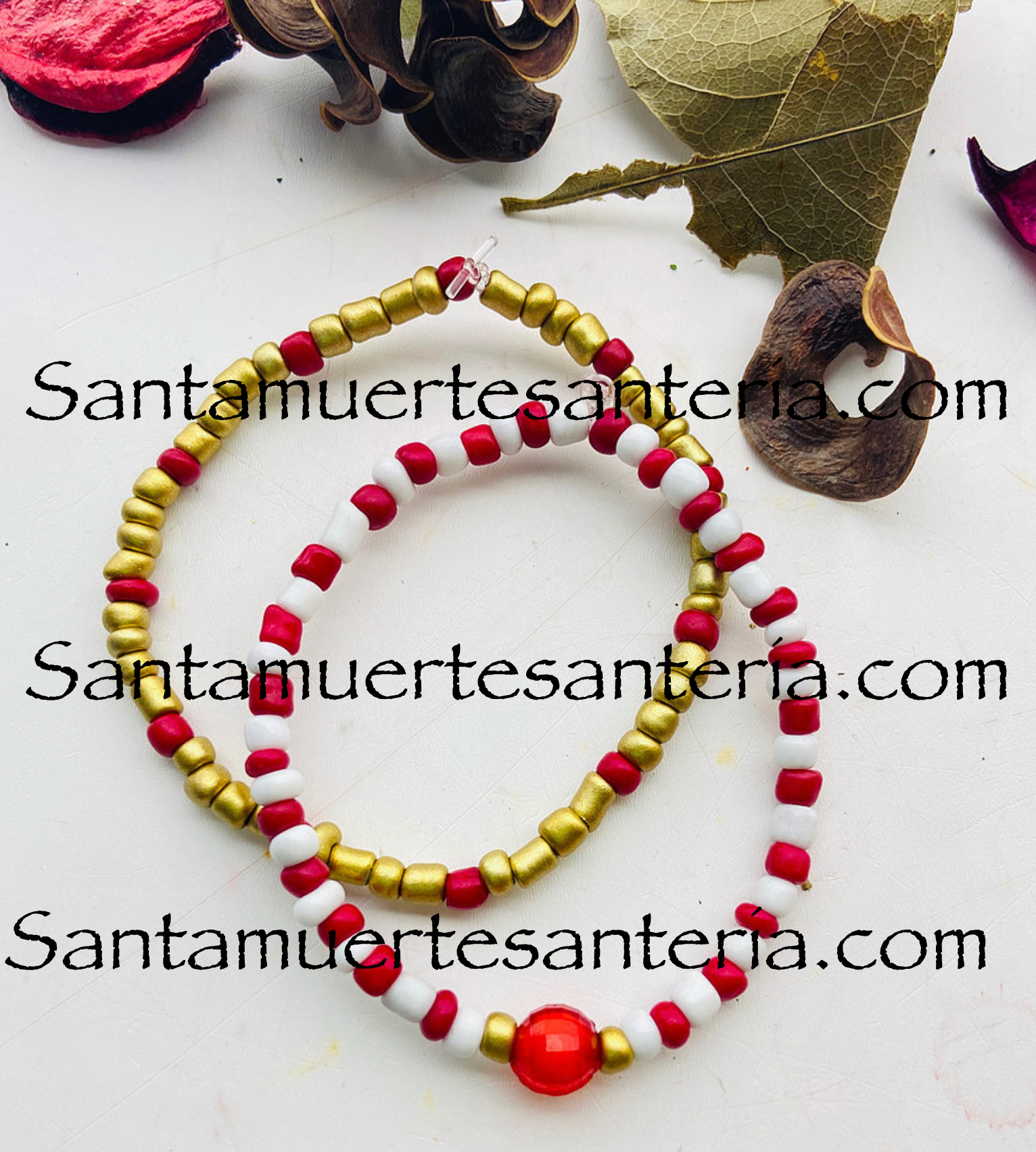 Shango Orisha Bracelets/Pulseras Orisha Shango