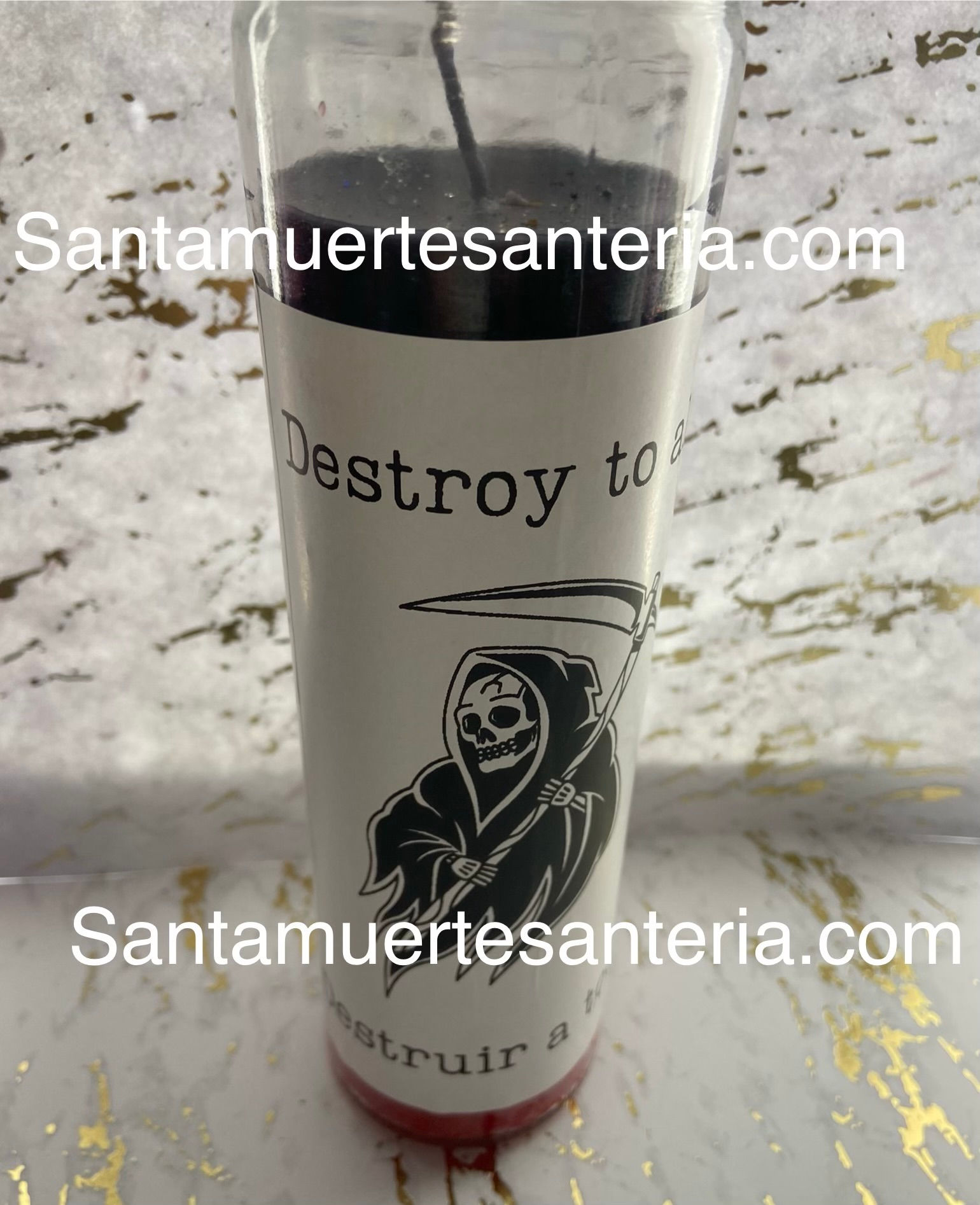 Destroy To All Candle/Vela Destruir A Todo