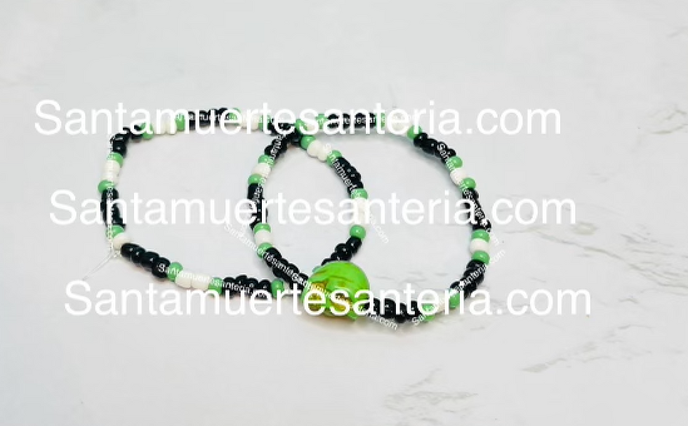 Protection Holy Death Bracelets/Pulseras Santa Muerte Proteccion