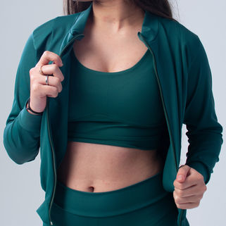 women’s gym jacket set