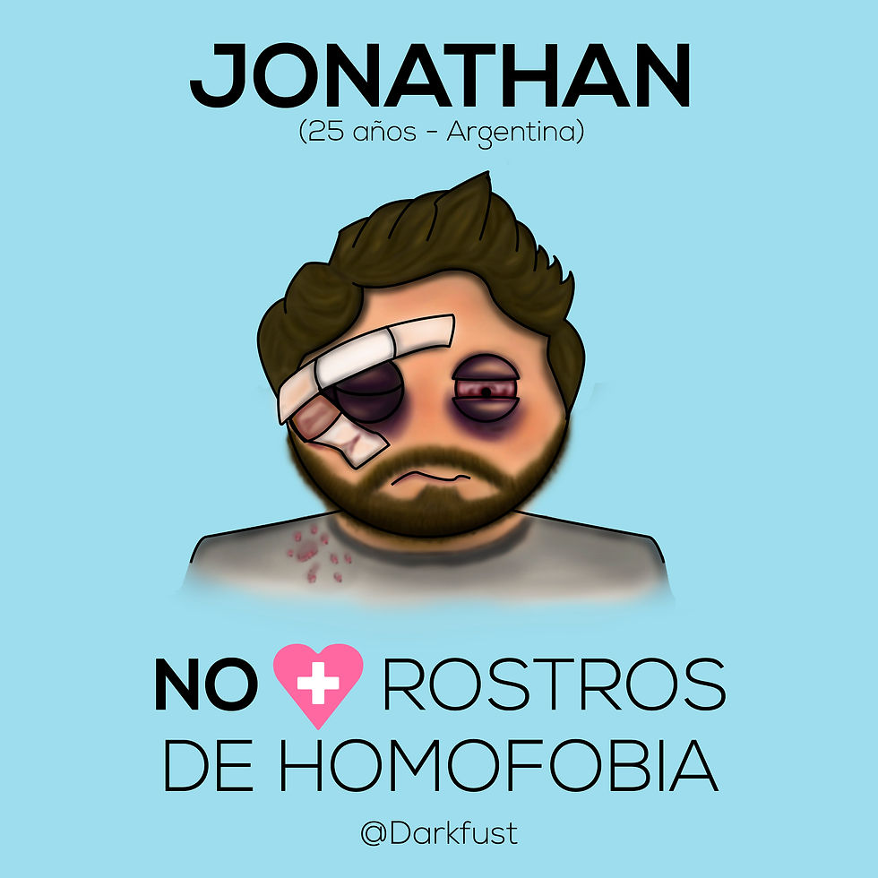 Jonathan Castellari ataque homofobia