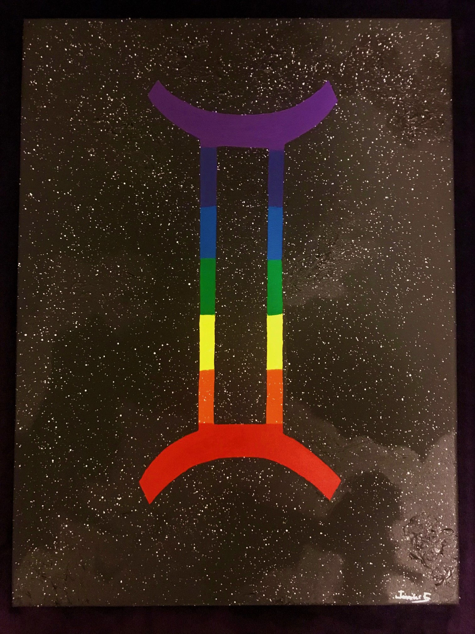 Gemini Glyph Painting