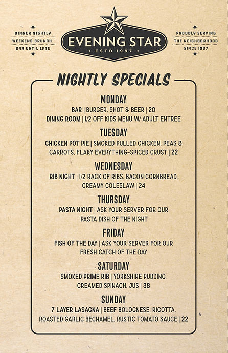 Evening Star Cafe Del Ray, Alexandria VA 22301