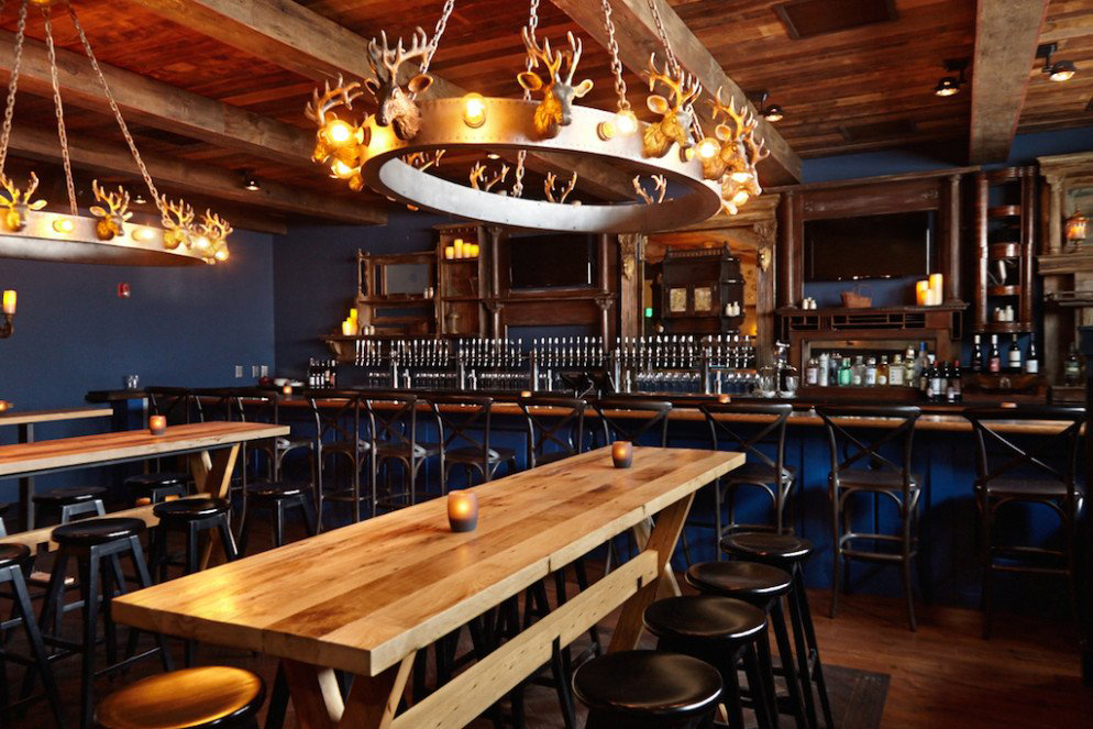 Best Restaurants in DC Georgetown: The Sovereign Belgian bar and restaurant interior in Georgetown