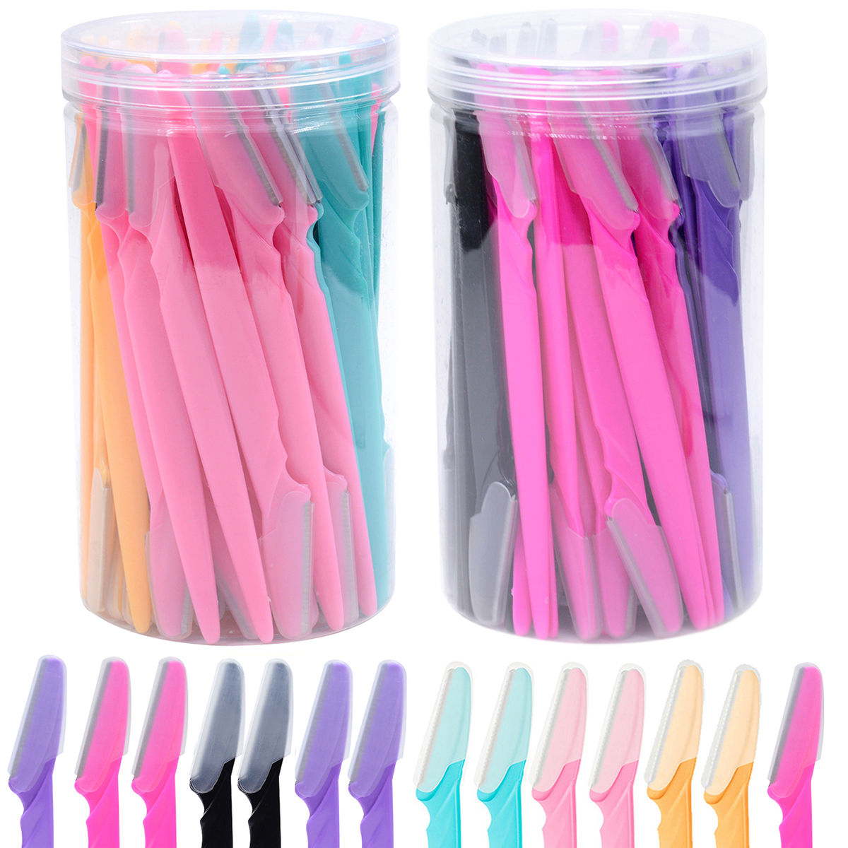 10/30/40Pcs Eyebrow Razor Facial Razor for Women Multipurpose Exfoliating Dermap