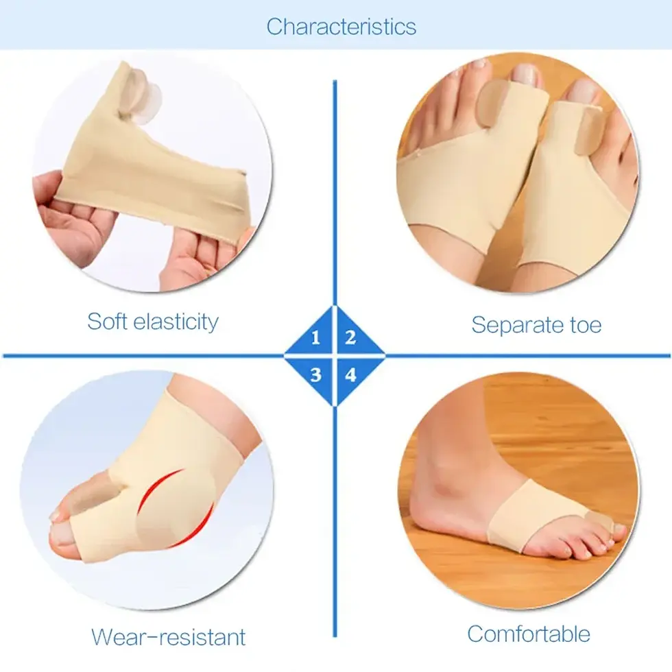 Miniatura: Bunion Corrector,Toe Separator for Big Toe Relax,Spread and Stretch for Hallux V