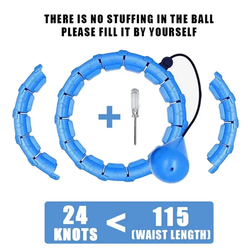Miniatura: Weighted Sports Circle Hoops for Adults Weight Loss Plus Size for Adults Smart E