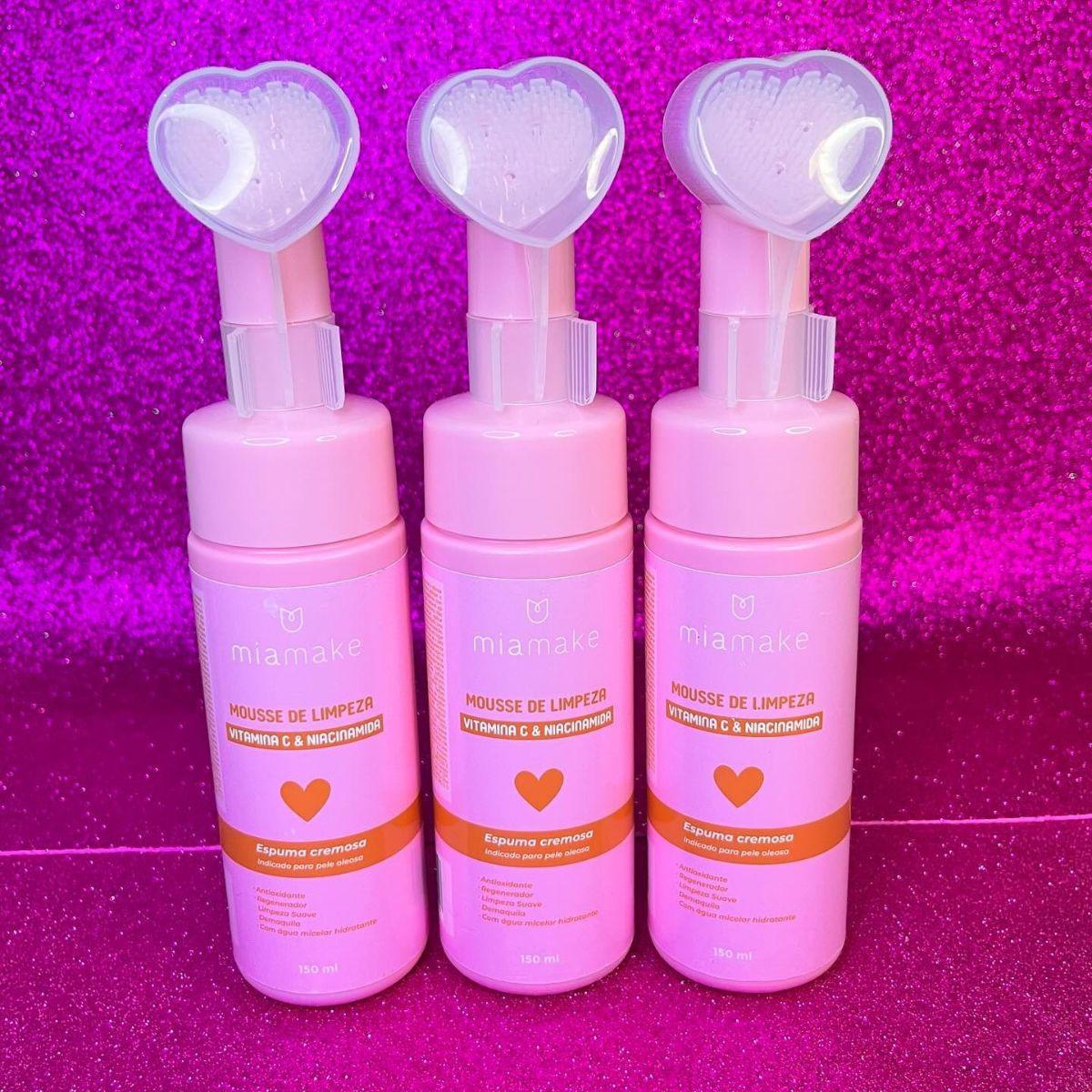 Cleaning Mousse Vitamin C and Niacinamide 150ml - Mia Make