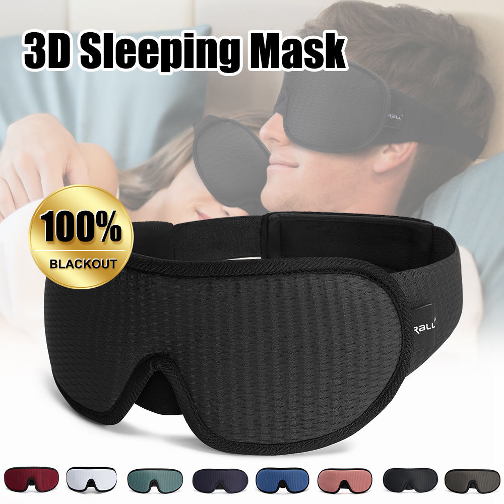 3D Sleeping Mask Block Out Light Soft Padded Sleep Mask For Eyes Slaapmasker Eye