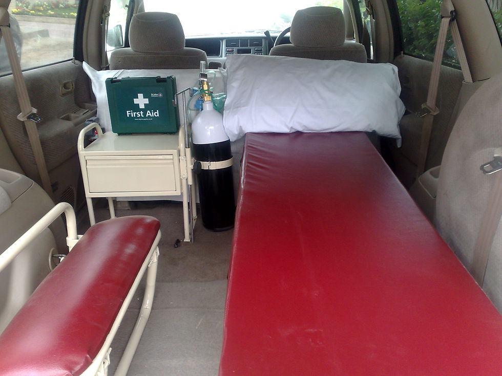 Ambulance Honda Odyssey interior