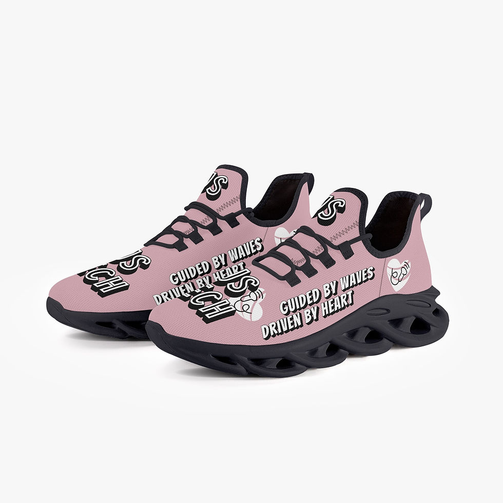 Thumbnail: Ultrasound Tech Shoes – Soft Blush Rose Edition (White Lettering)