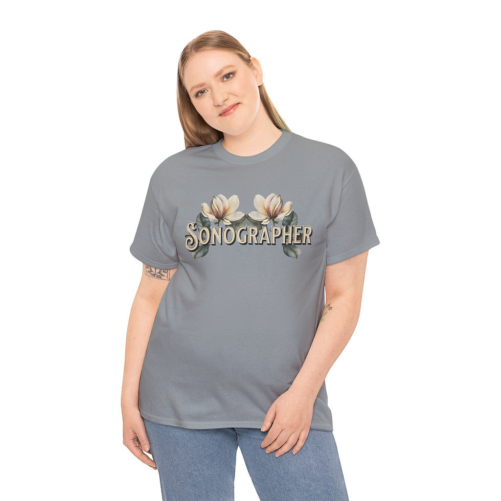 Thumbnail: Sonographer Shirt – Blooming Strength Edition