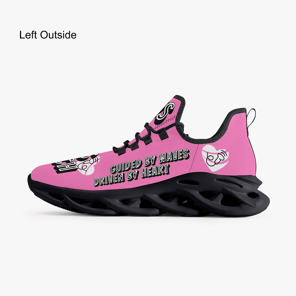 Thumbnail: Ultrasound Tech Shoes – Mystic Pink (Bold Lettering Edition)