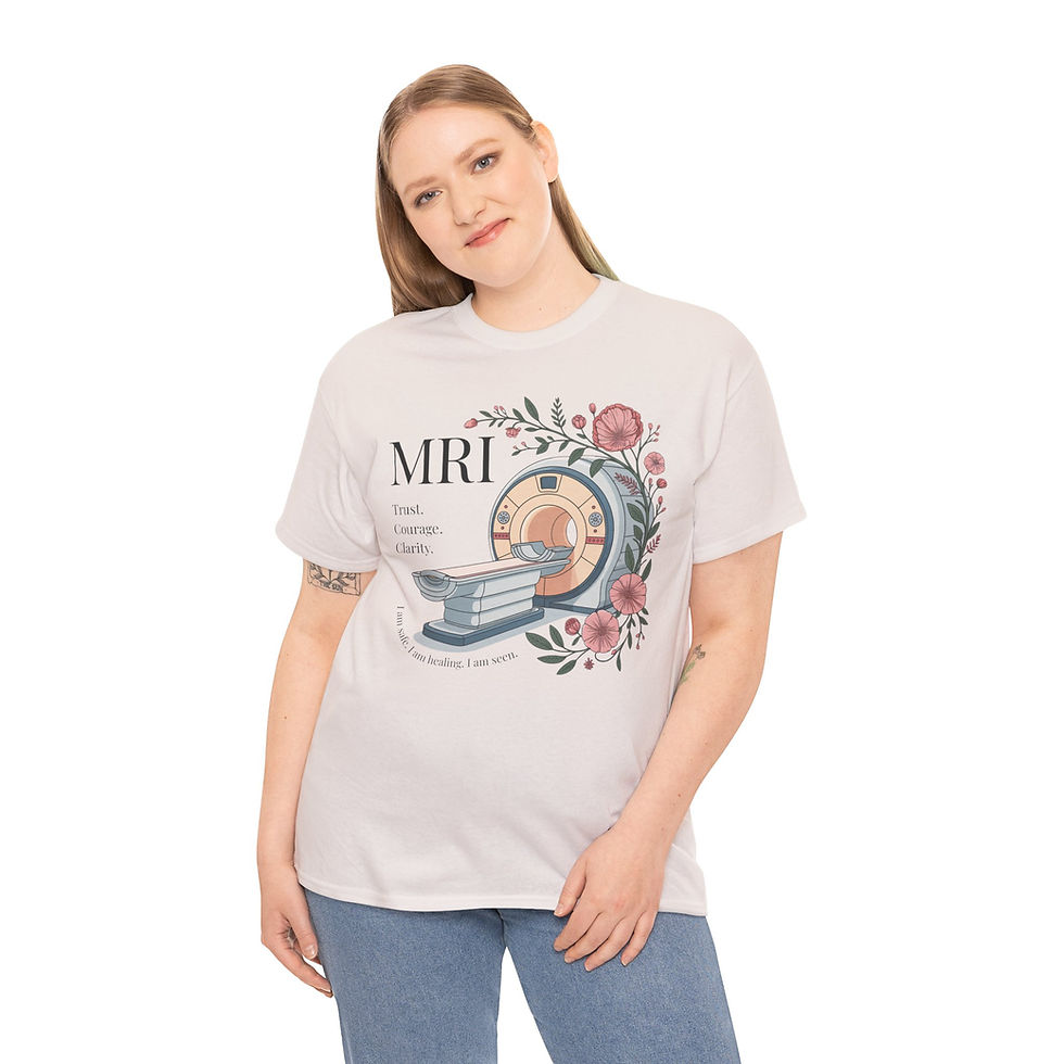 Thumbnail: Healing Happens Here MRI Shirt – Trust. Courage. Clarity.