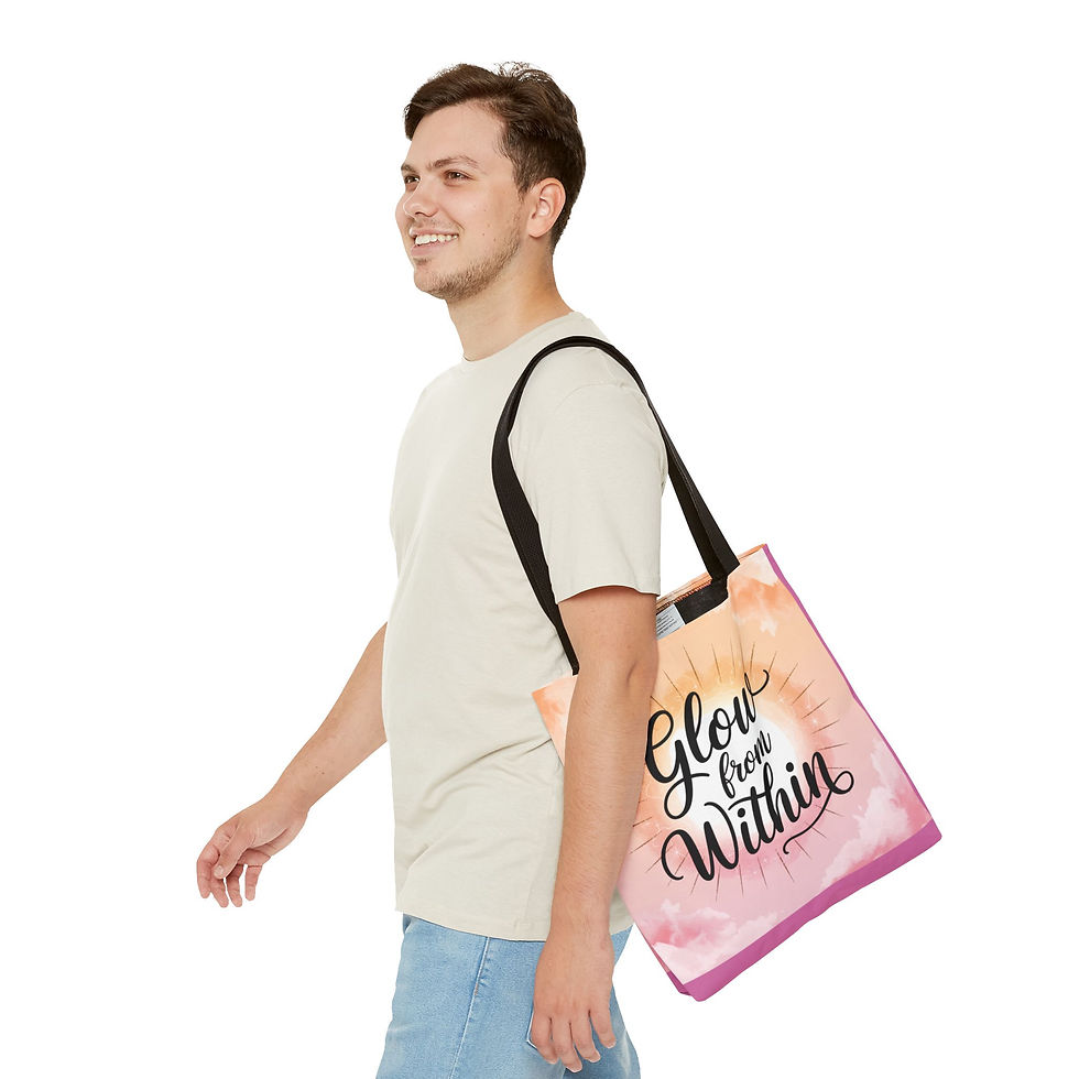 Thumbnail: glow from within tote bag