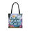 Thumbnail: inspirational tote bag know your worth quote