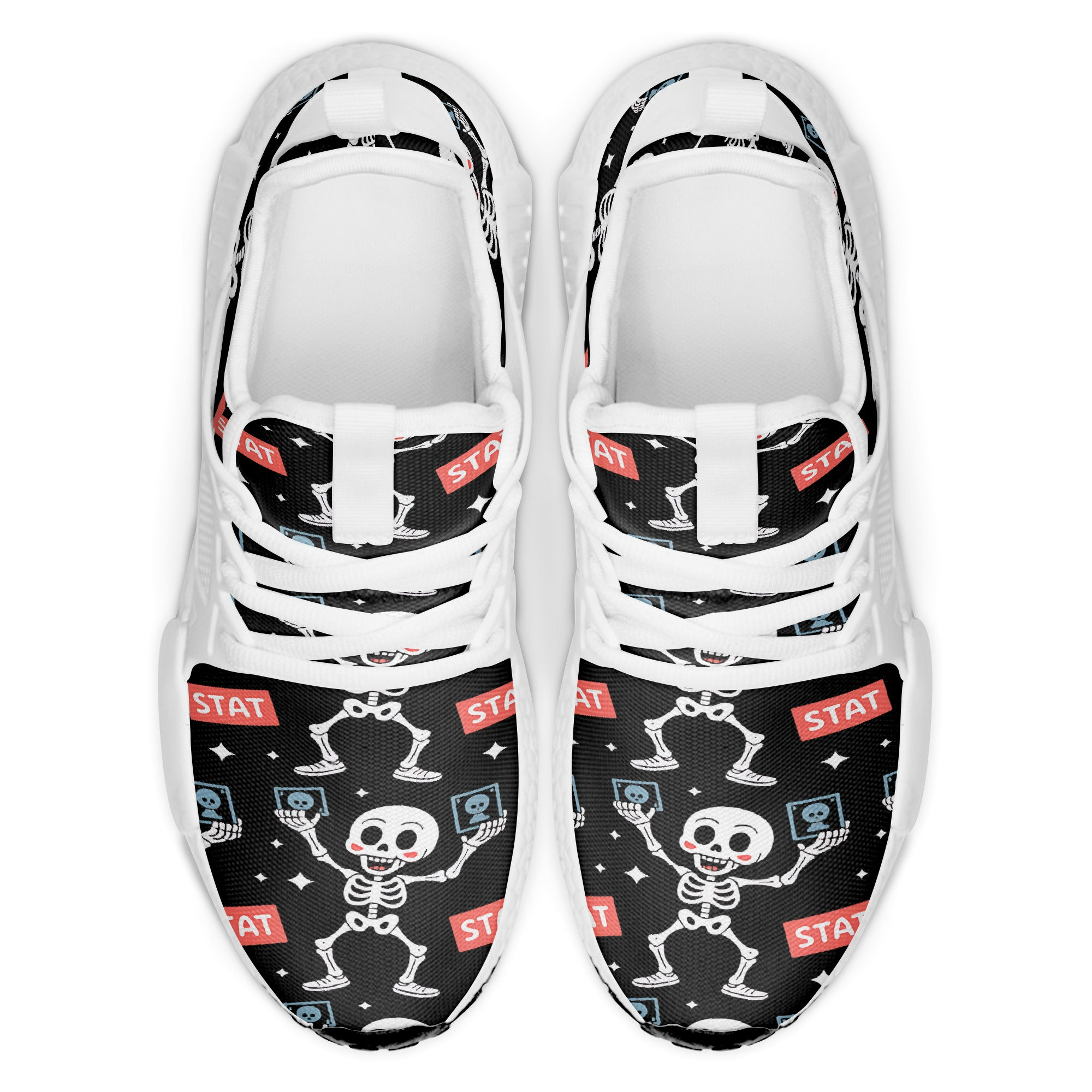 Radiology Shoes – STAT Skeleton White Edition