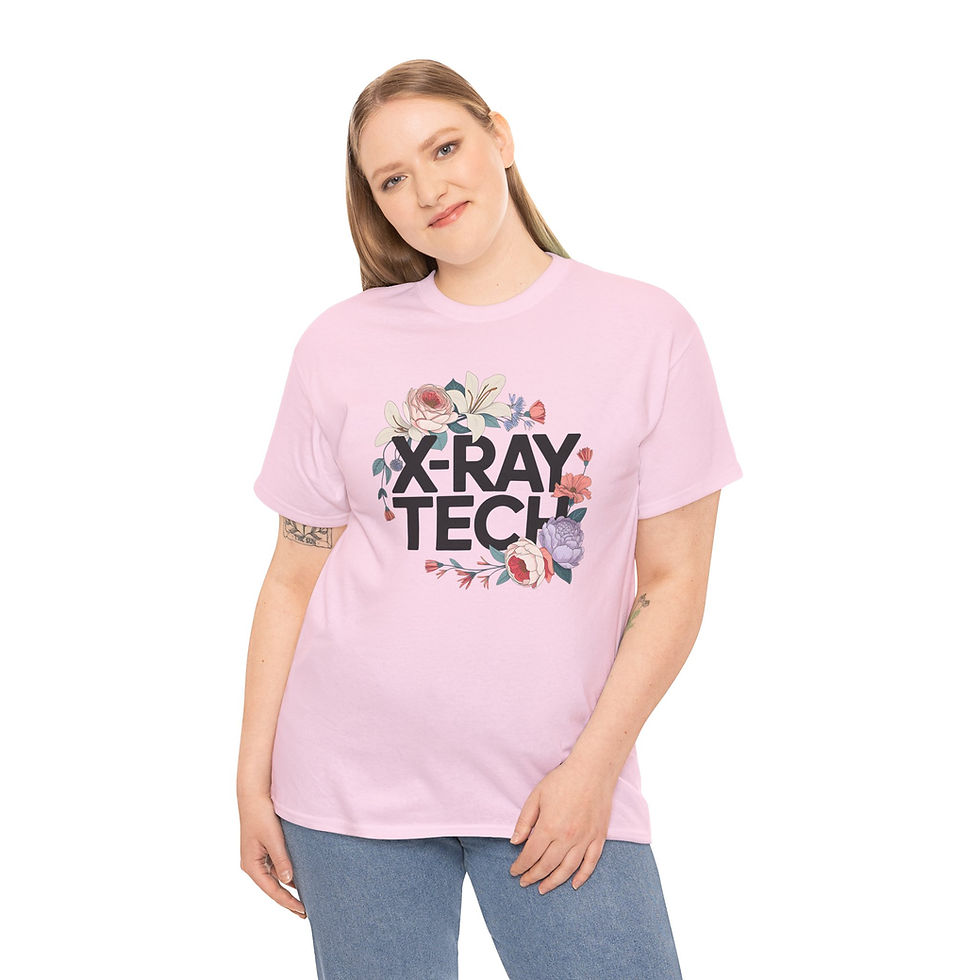 Thumbnail: X-Ray Technologist Shirt – Blush Floral Arch Edition