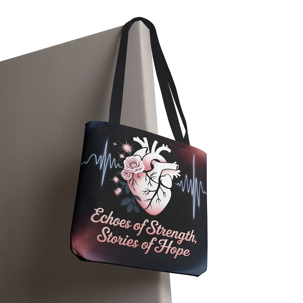 Thumbnail: Echoes of Strength Ultrasound Tech Bag – 13″ × 13″ Black