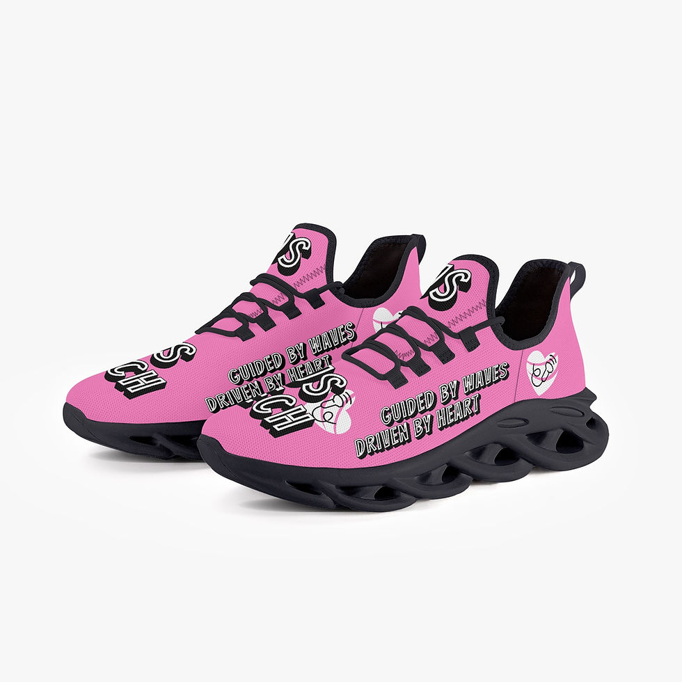 Thumbnail: Ultrasound Tech Shoes – Mystic Pink (Bold Lettering Edition)