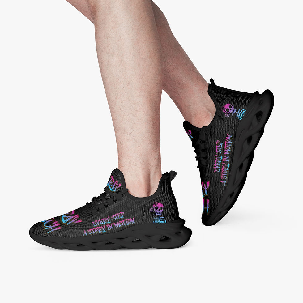 Thumbnail: X-Ray Tech Shoes – Neon Fade | Radiology Give Back Soles Side View