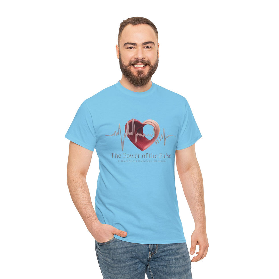 Thumbnail: The Power of the Pulse Ultrasound Tech Shirt – Doppler Heart Edition