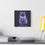 Thumbnail: Be gentle with yourself cat canvas wall art on display