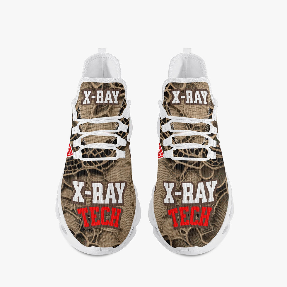 X-Ray Tech Shoes – Vintage Legacy Print Edition (Red) Front